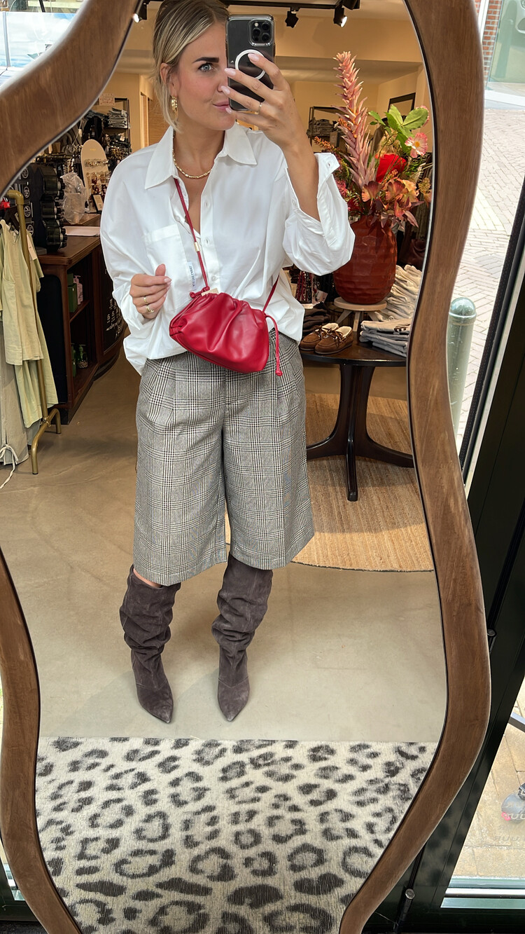 Co'Couture VeyaCC Check Bermuda Brown