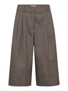 Co'Couture VeyaCC Check Bermuda Brown