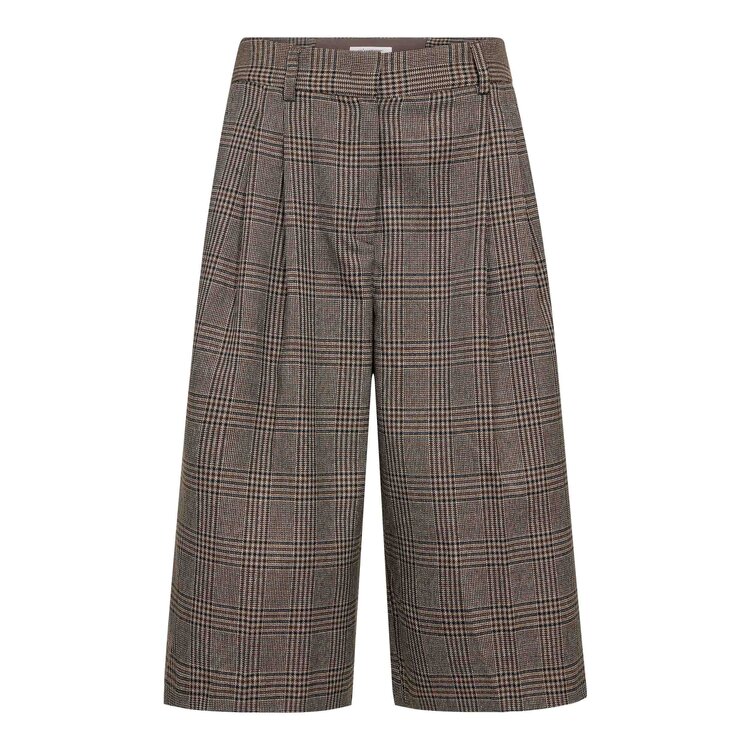 Co'Couture VeyaCC Check Bermuda Brown