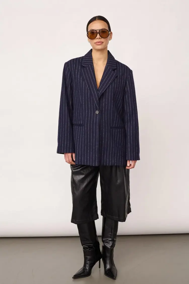 Co'Couture NaidaCC Pin Power Blazer Navy