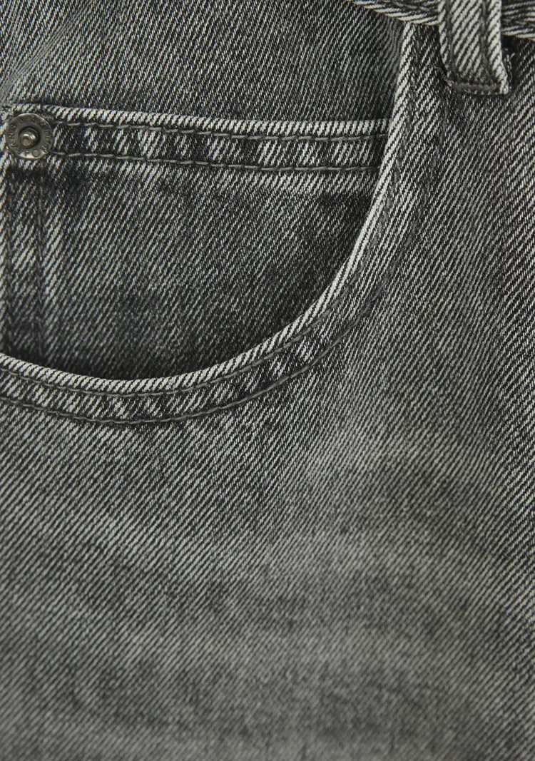 Haute L'Amitié Flip Barrel Grey Tall Jeans