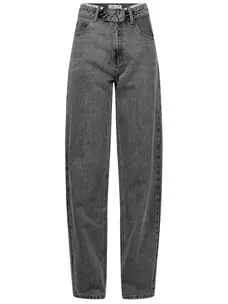 Haute L'Amitié Flip Barrel Grey Tall Jeans