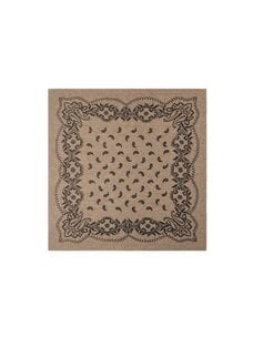 Neo Noir Adelina Paisley Knit Scarf Beige Melange