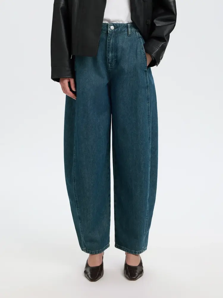 Selected Femme Barrel Rekaxed Bella HW Jeans