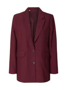 Selected Femme Rita LS Relaxed Blazer Mel Noos Tawny Port/Melange