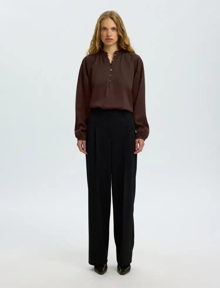 Selected Femme Donna LS Shirt Noos Delicioso