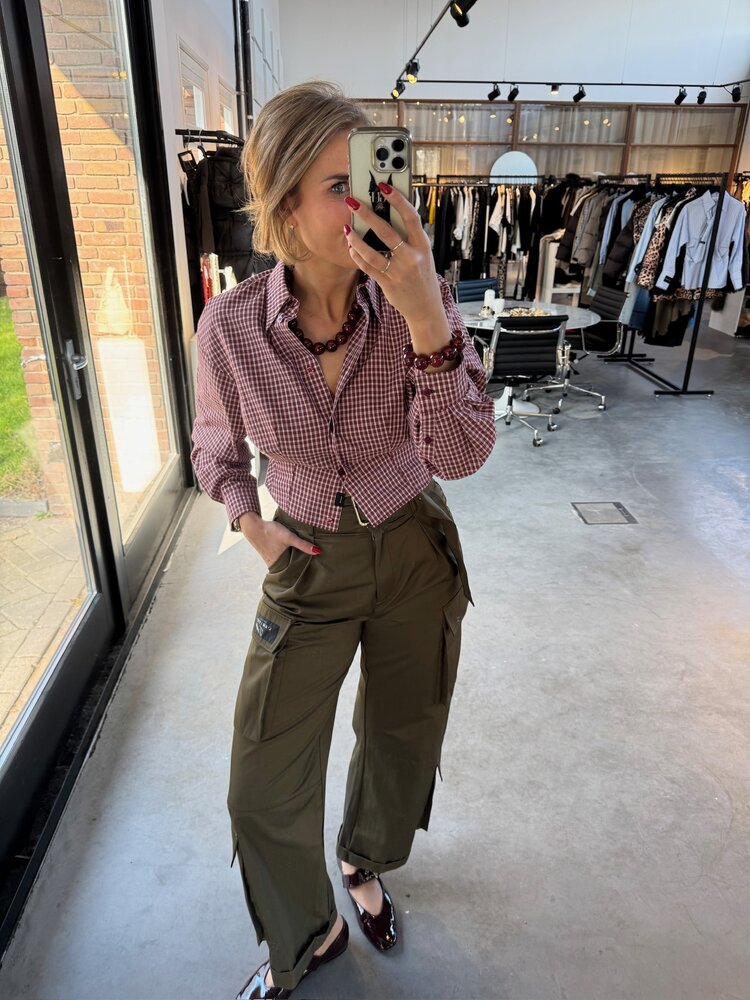 Haute L'Amitié Musa Check Smock Shirt Early Autumn