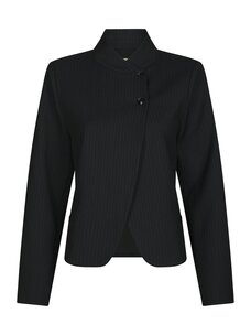 Neo Noir Tiria Slim Pinstripe Dark Navy