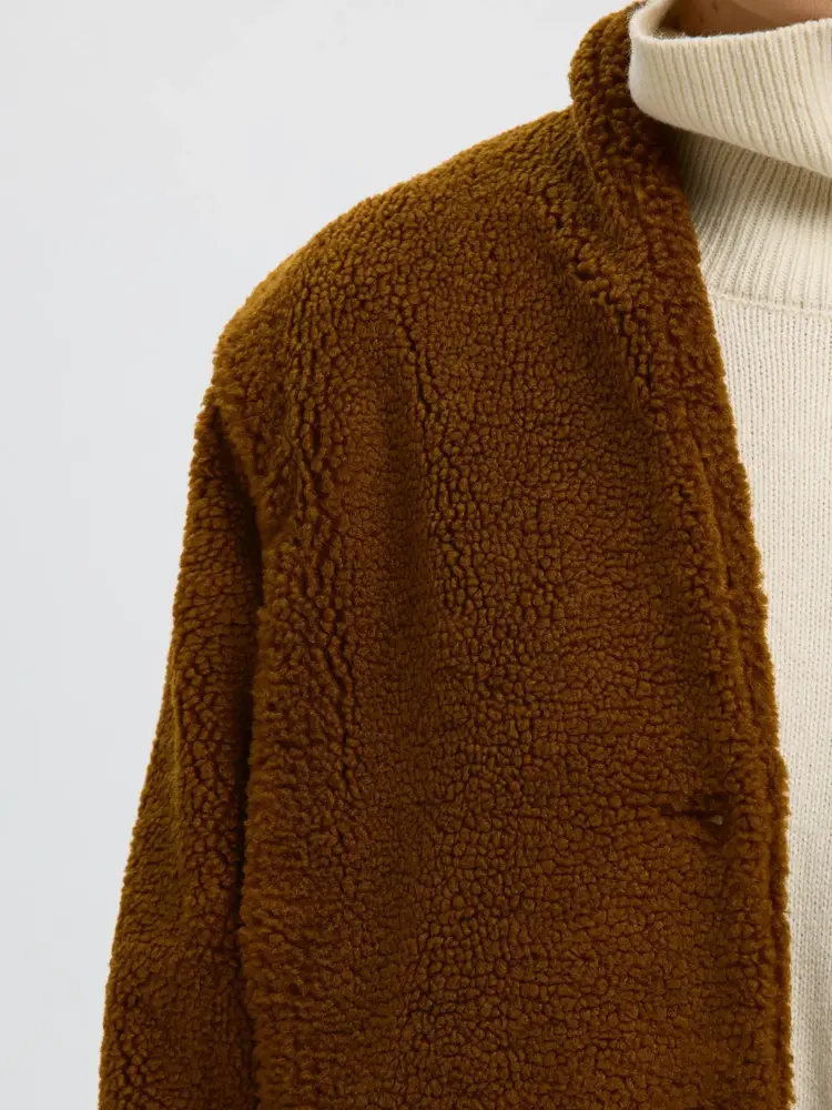 Selected Femme Isabel Teddy Jacket Monks Robe