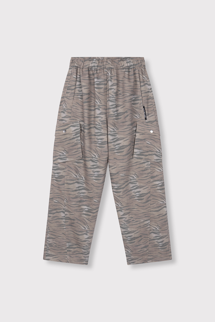 Alix The Label Ladies Woven Cargo Pants Animal