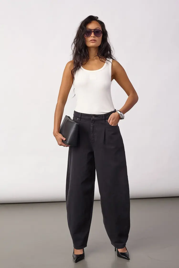 Co'Couture AkiraCC Barrel Pant Black
