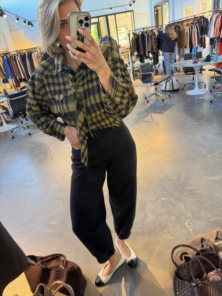 Co'Couture AkiraCC Barrel Pant Black