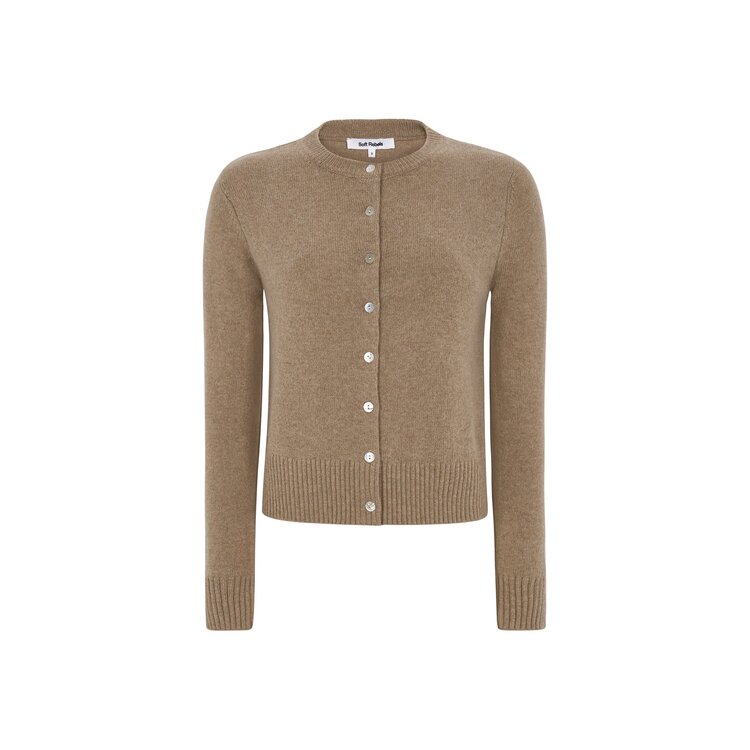 Soft Rebels Avery Cardigan Knit RWS Silver Mink
