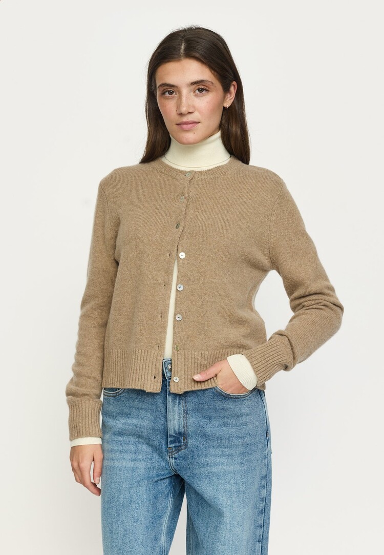 Soft Rebels Avery Cardigan Knit RWS Silver Mink