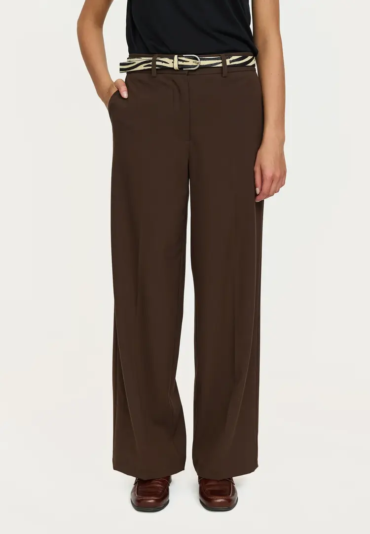 Soft Rebels Vilja Pants Grs Demitasse