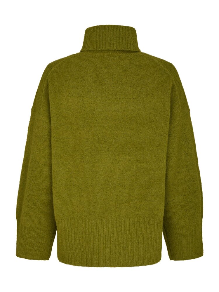 Neo Noir Naline Knit Blouse Sage Green