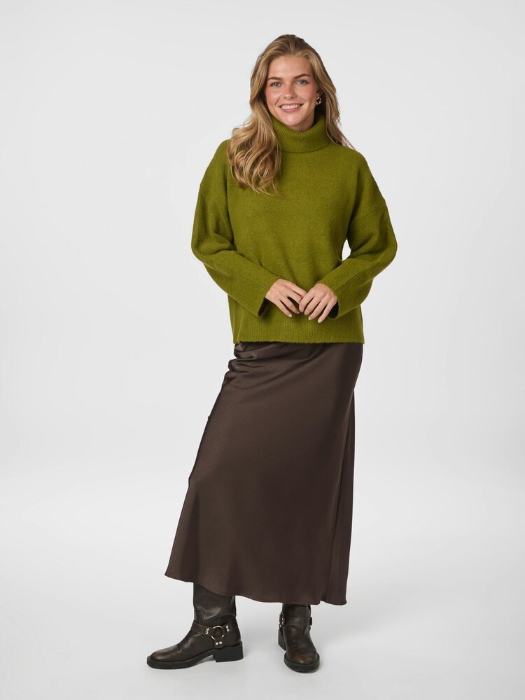 Neo Noir Naline Knit Blouse Sage Green