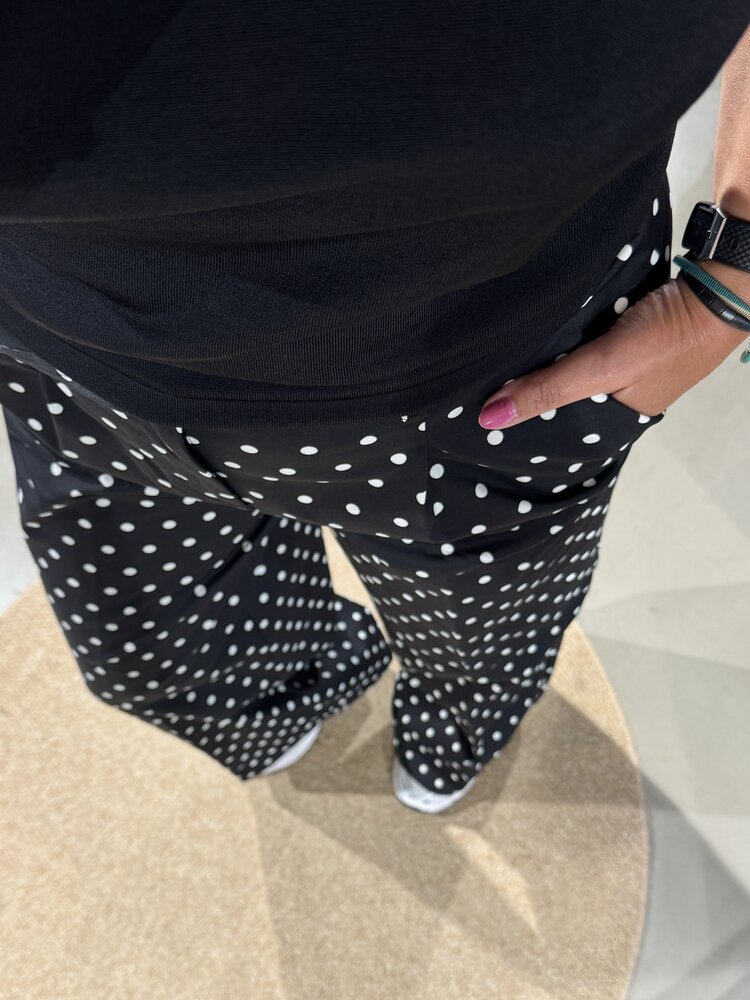 Neo Noir Malba Dot Pants Black