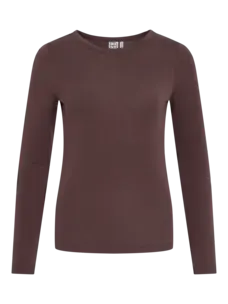Rouge Edit Maple L/S O-Neck Tee/2 Seal Brown