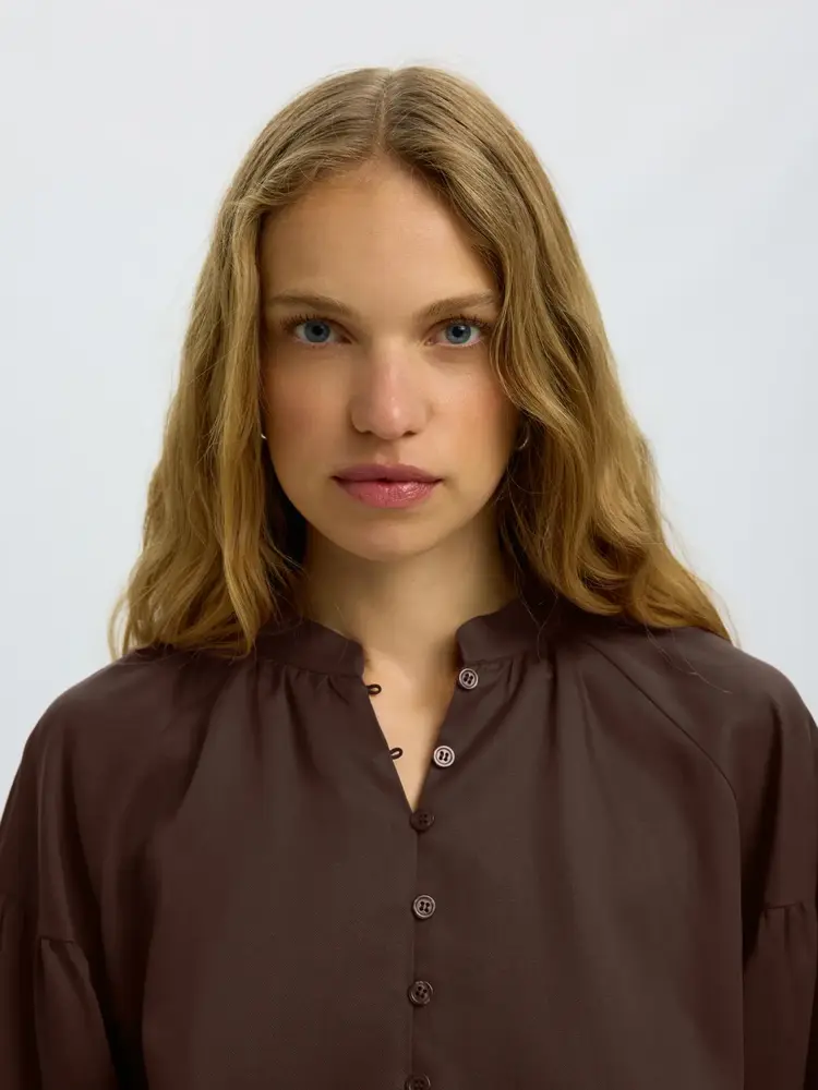 Selected Femme Donna LS Shirt Noos Egret