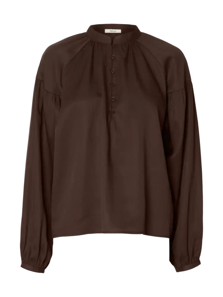Selected Femme Donna LS Shirt Noos Egret