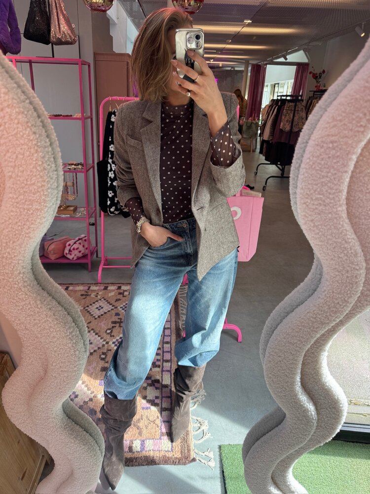 Ydence Blazer Prim Brown