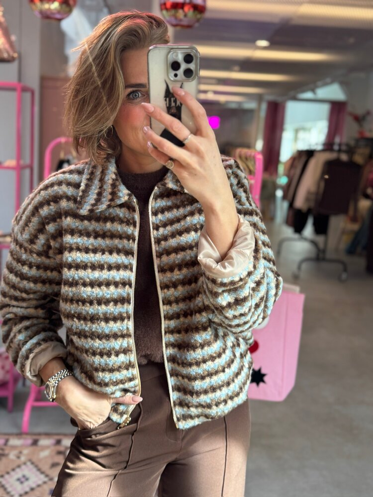 Ydence Jacket Evelina Light Blue