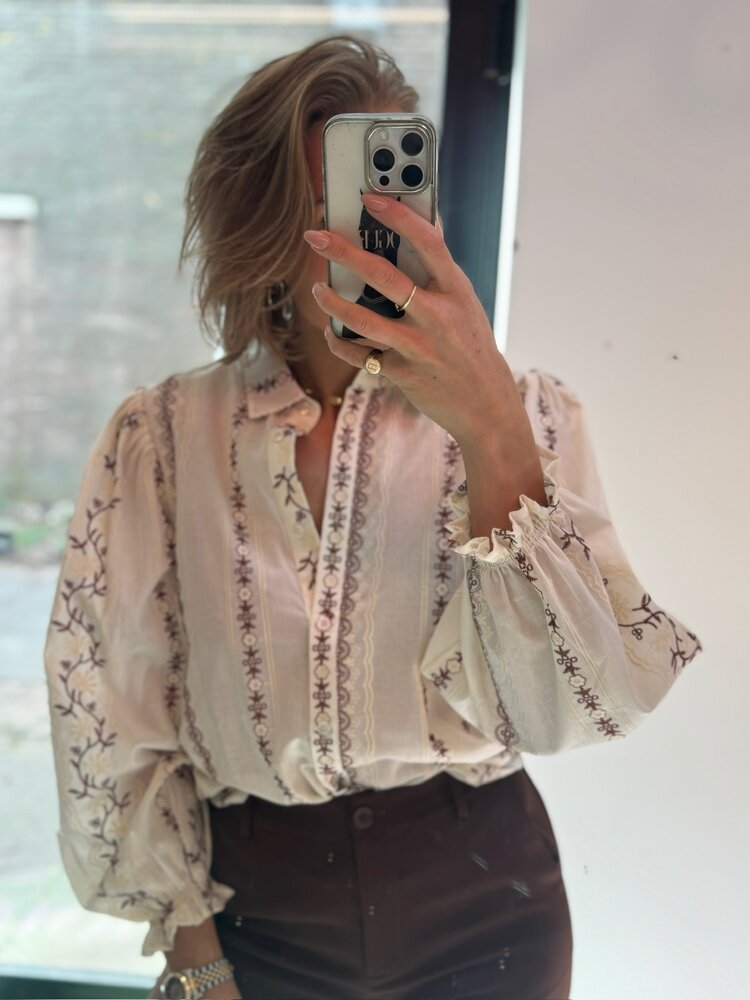 Ydence Blouse Aline Ecru