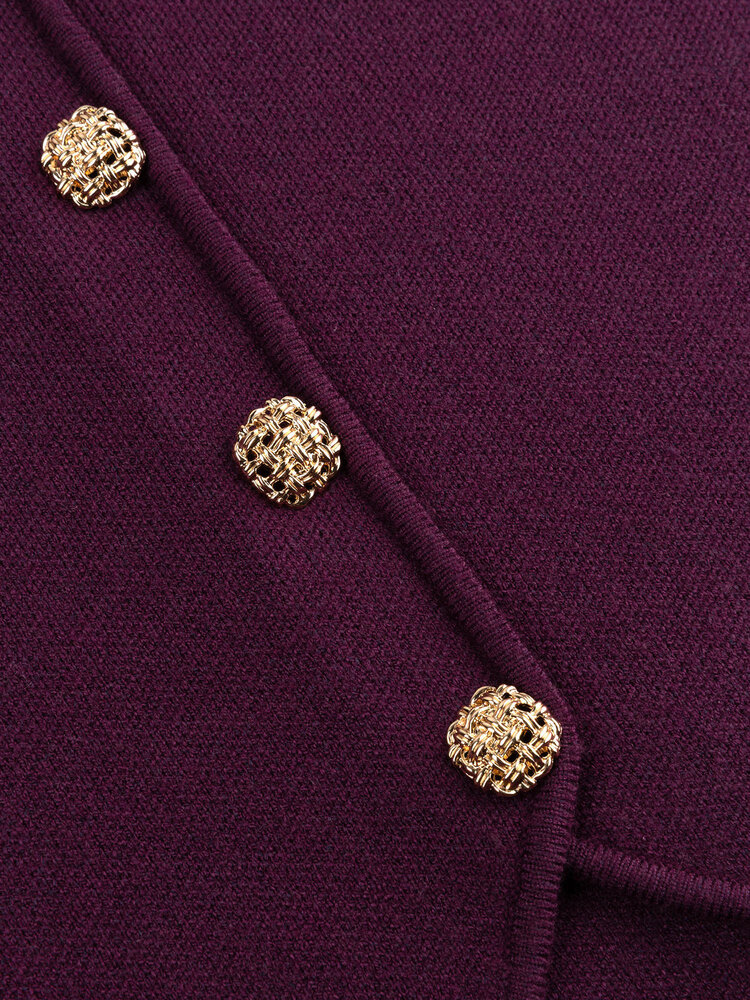Ydence Knitted Top Charlotte Plum