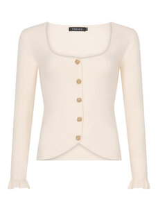 Ydence Knitted Top Charlotte Ecru