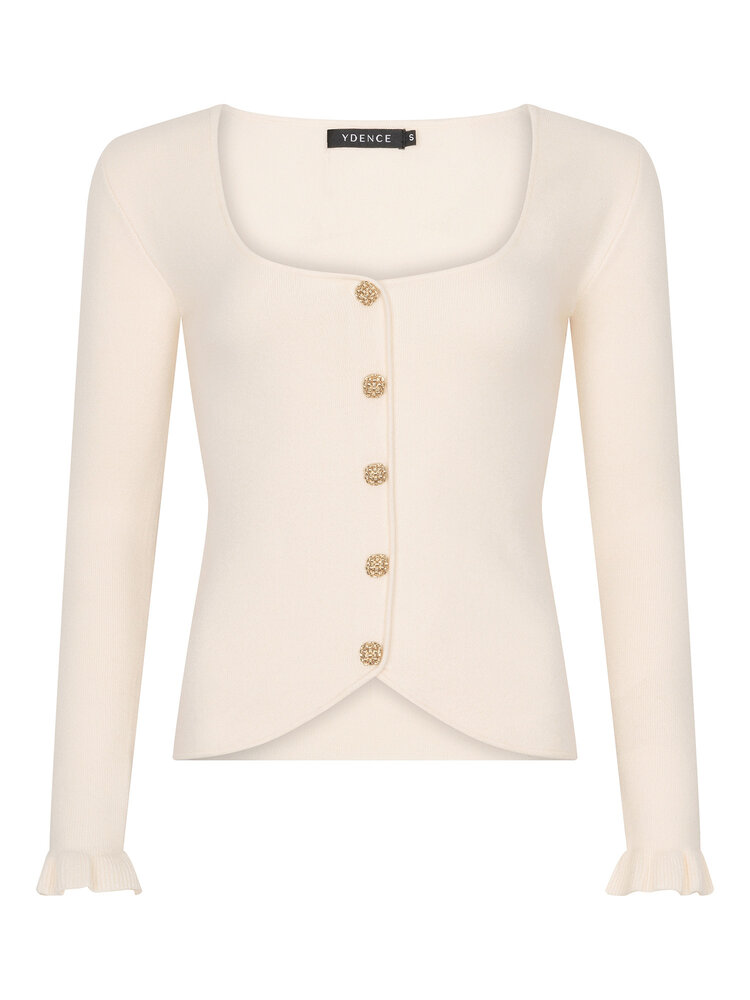 Ydence Knitted Top Charlotte Ecru