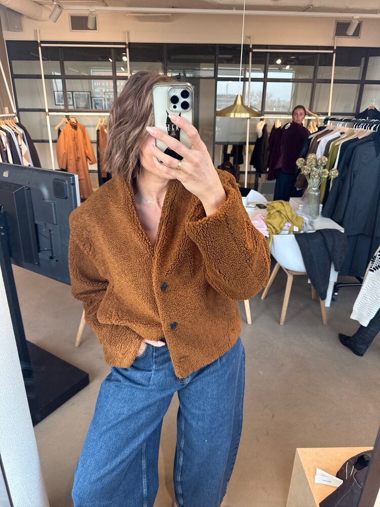 Selected Femme Isabel Teddy Jacket Monks Robe