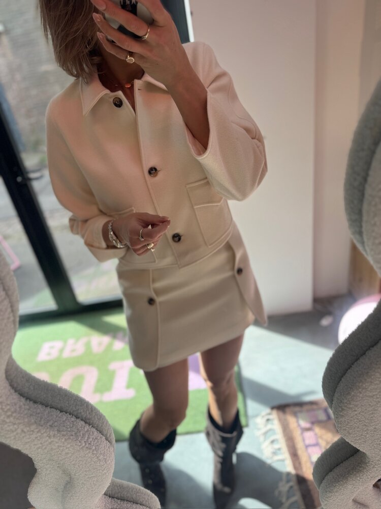 Ydence Skirt Chloe Ecru