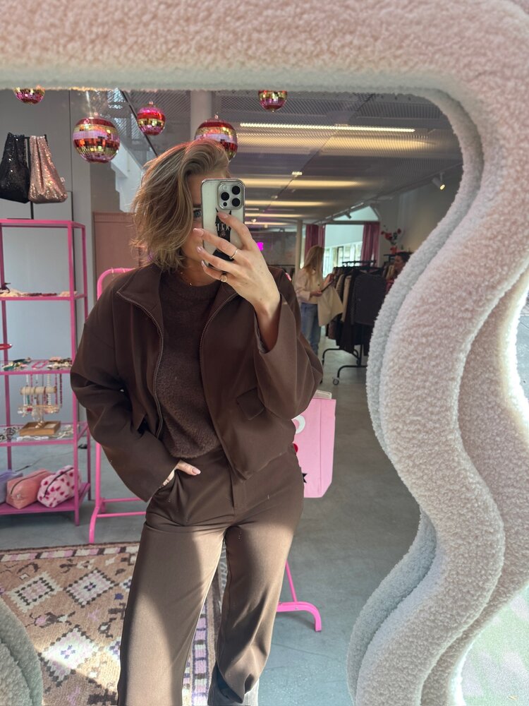 Ydence Pants Solange Dark Brown