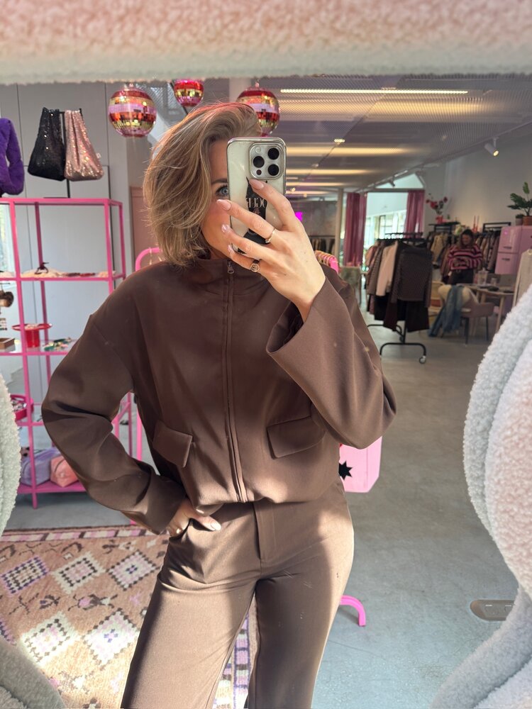 Ydence Pants Solange Dark Brown