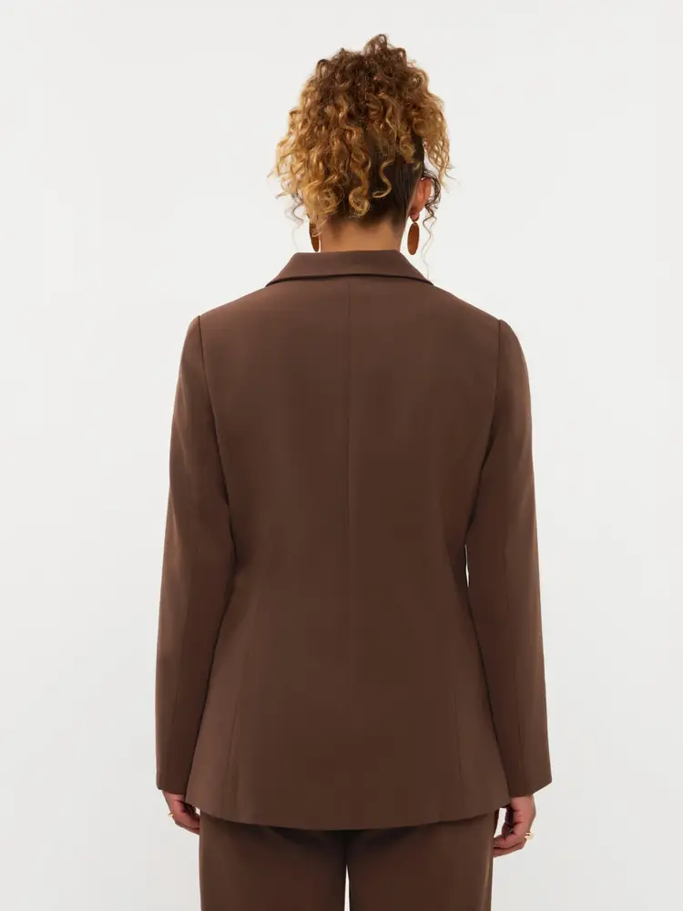 Ydence Blazer Shayla Dark Brown