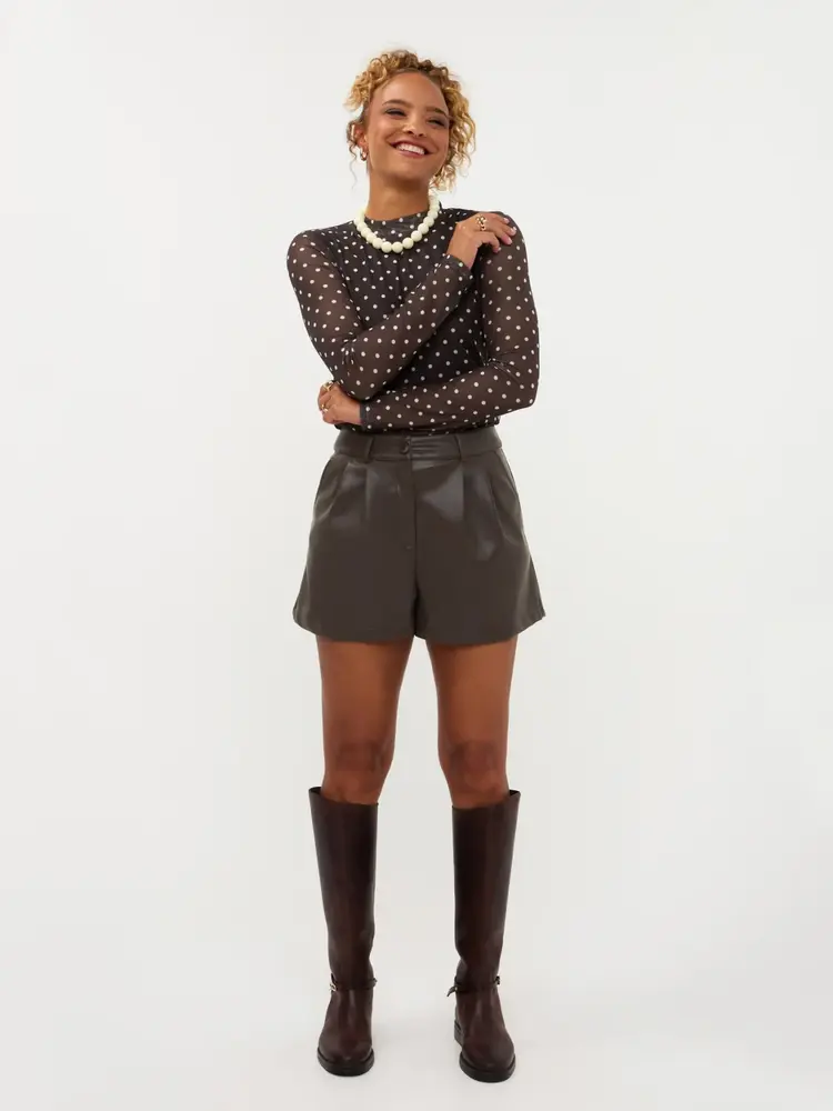 Ydence Short Jade Brown