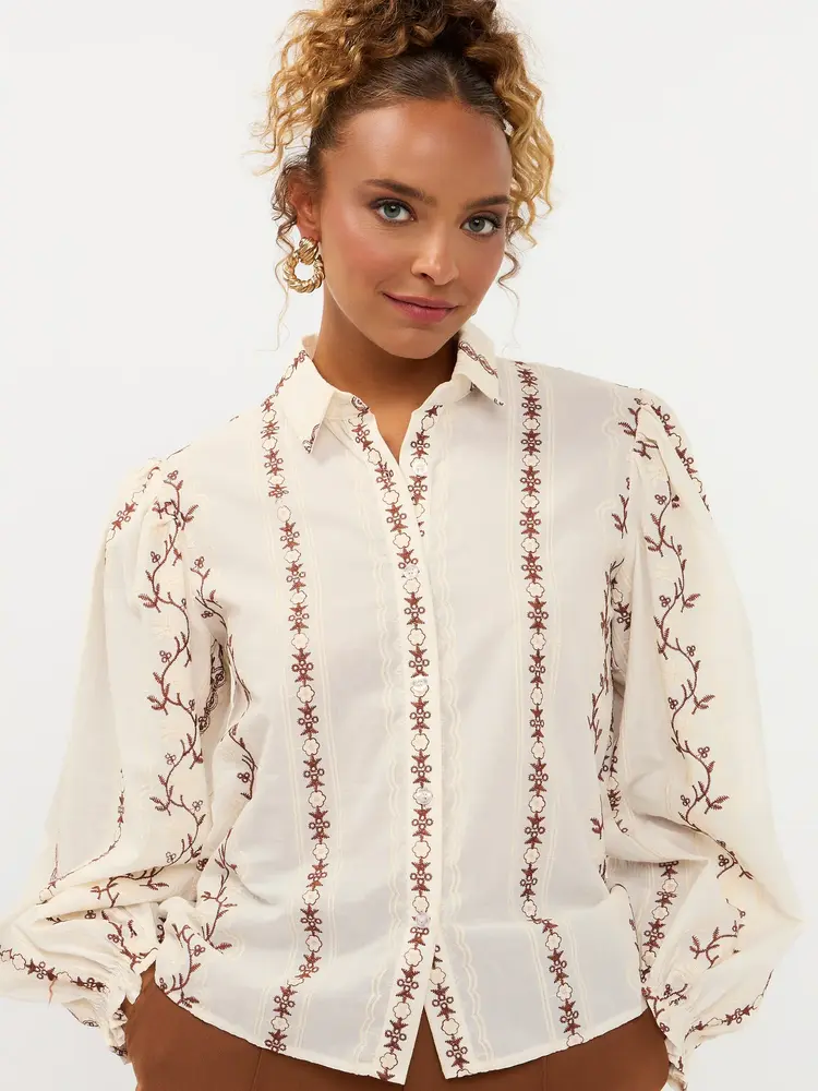 Ydence Blouse Aline Ecru