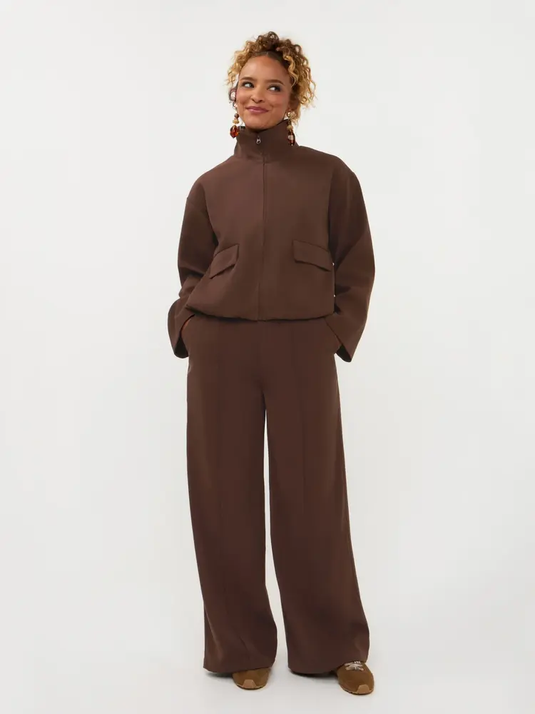 Ydence Pants Geneve Tall Dark Brown