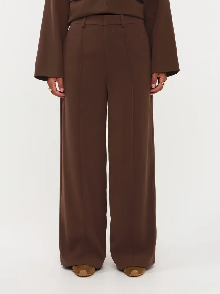 Ydence Pants Geneve Tall Dark Brown