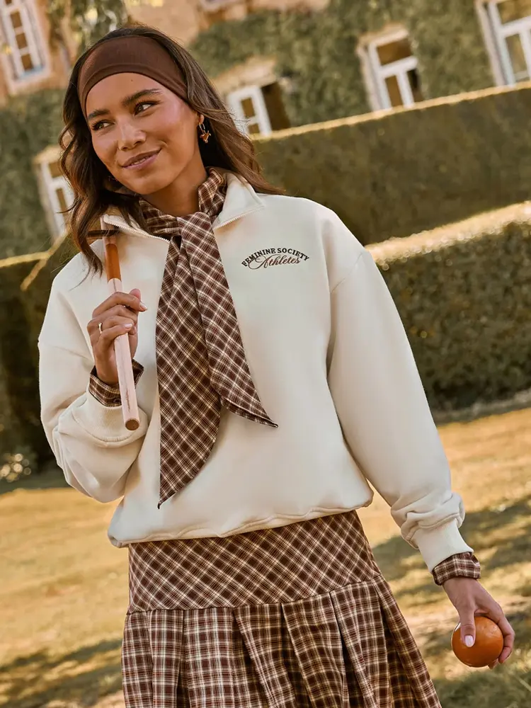 Ydence Sweater Feminine Society Ecru