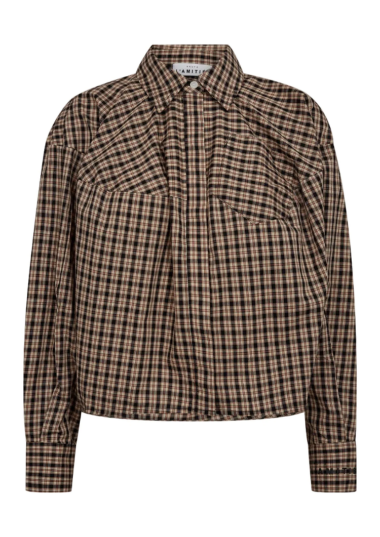 Haute L'Amitié Sophie Dessert Check Shirt Dessert