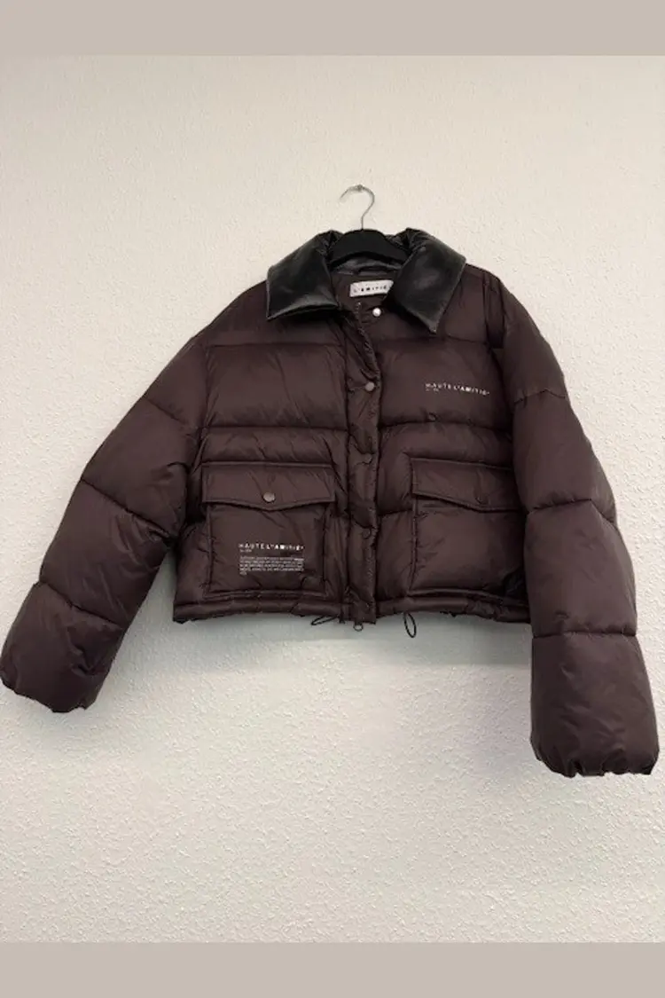Haute L'Amitié Climb Crop Pocket Jacket Dusty Mocca