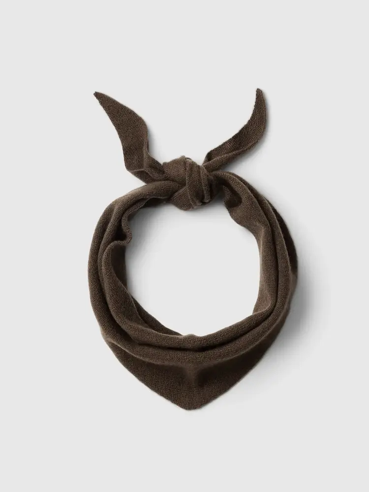 Selected Femme Maria Narrow Cashmere Scarf Noos Chocolate Chip