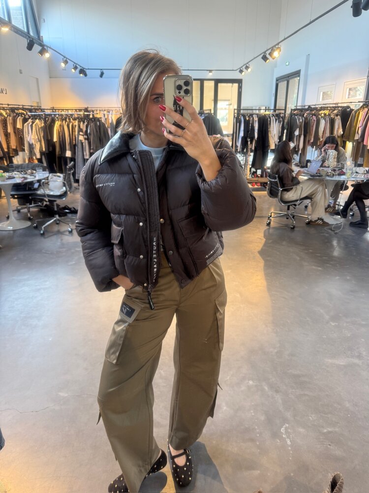 Haute L'Amitié Climb Crop Pocket Jacket Dusty Mocca
