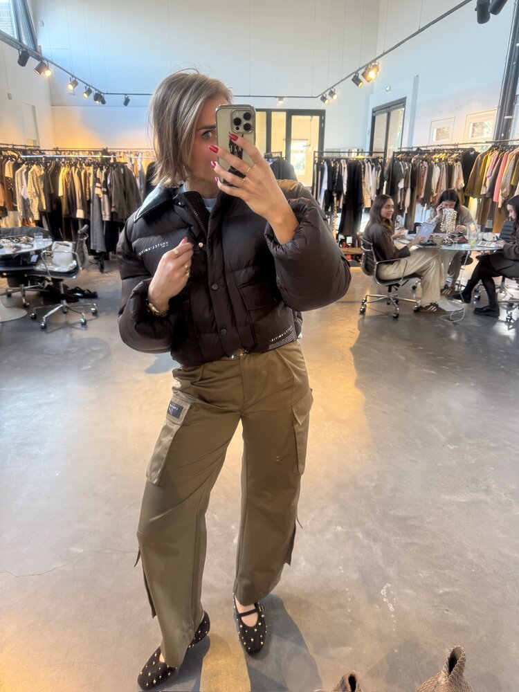 Haute L'Amitié Climb Crop Pocket Jacket Dusty Mocca