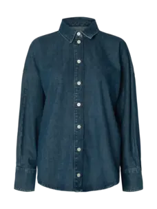 Selected Femme Bella Batsleeve Denim Shirt amedium Blue Denim