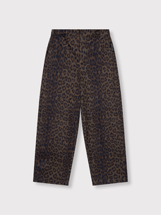 Alix The Label Ladies woven Animal Barrel Pants Animal