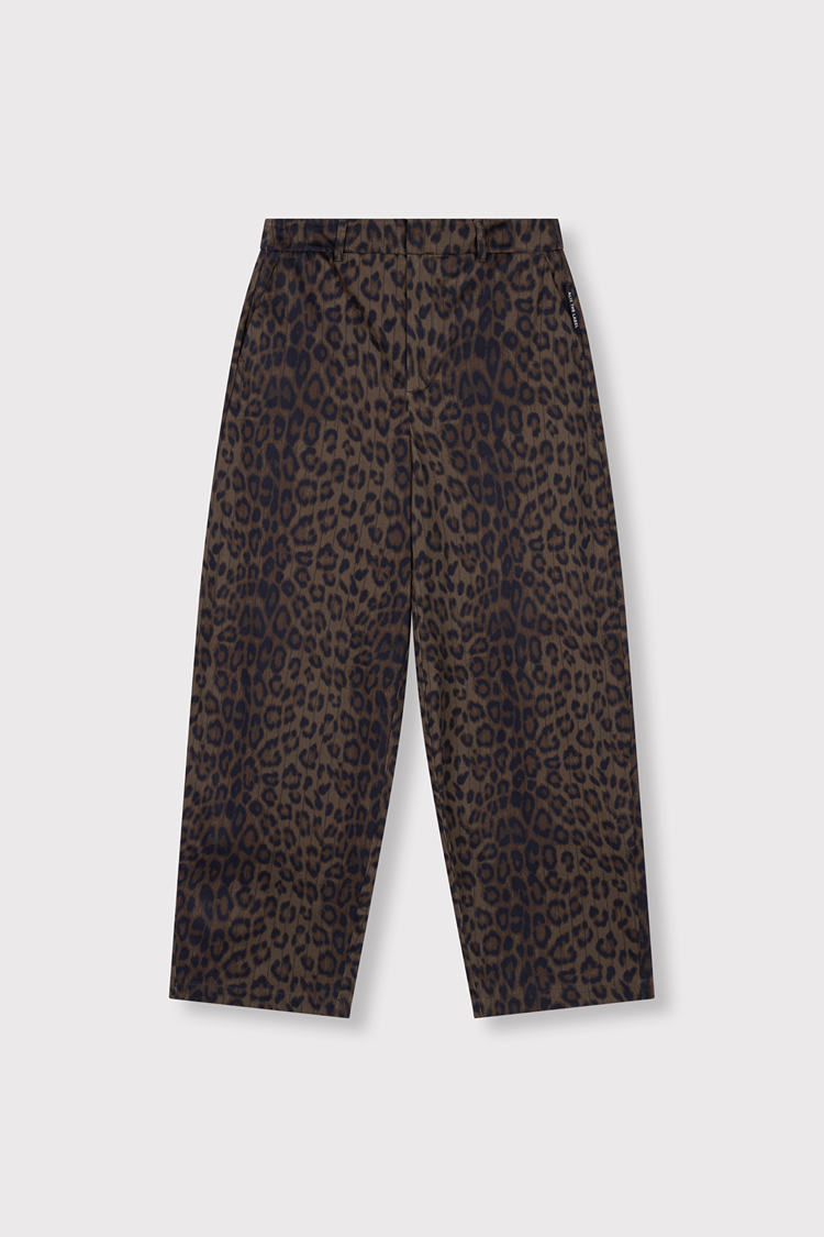Alix The Label Ladies woven Animal Barrel Pants Animal