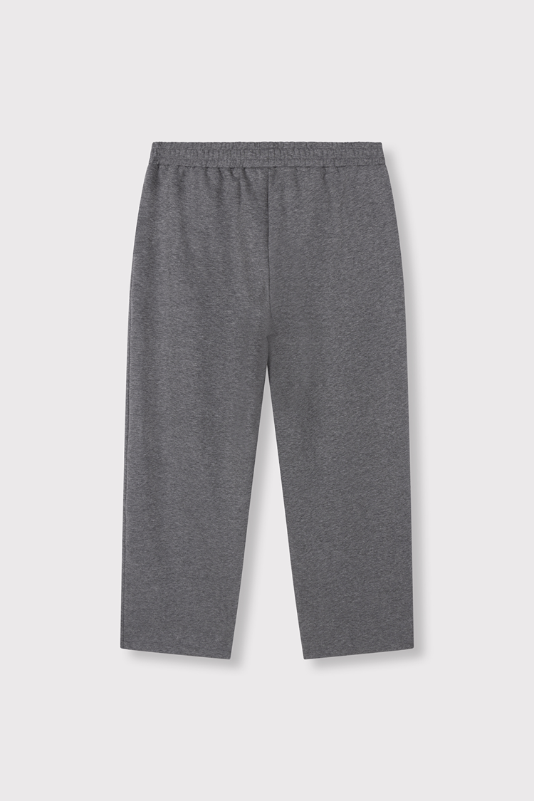 Alix The Label Ladies Knitted Barrel Pants Antracite Melange